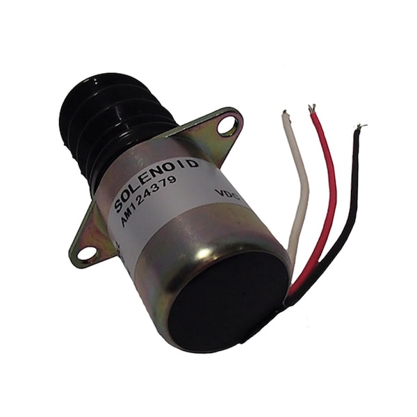 Aftermarket Fuel Shut Off Solenoid Fits John Deere 3375 375 675 655 755 855 955 AM124377 FSL90-0064 - main